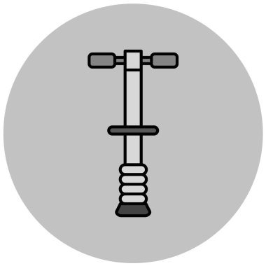 Modern oto tamir simgesinin vektör illüstrasyonu