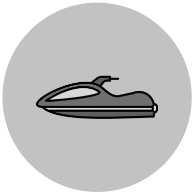 Modern tekne simgesinin vektör çizimi