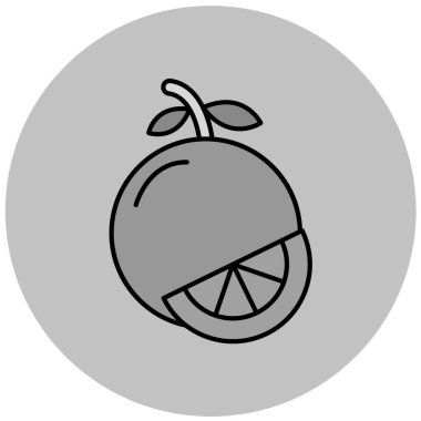 meyve simgesinin vektör illüstrasyonu