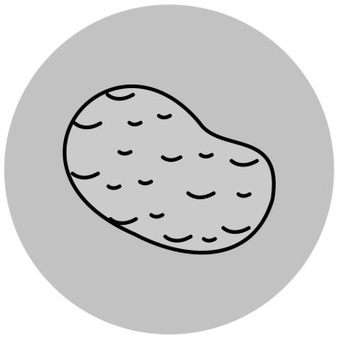 Gıda simgesinin vektör illüstrasyonu