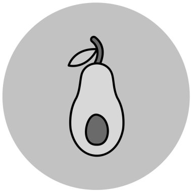 Tek simgenin vektör illüstrasyonu