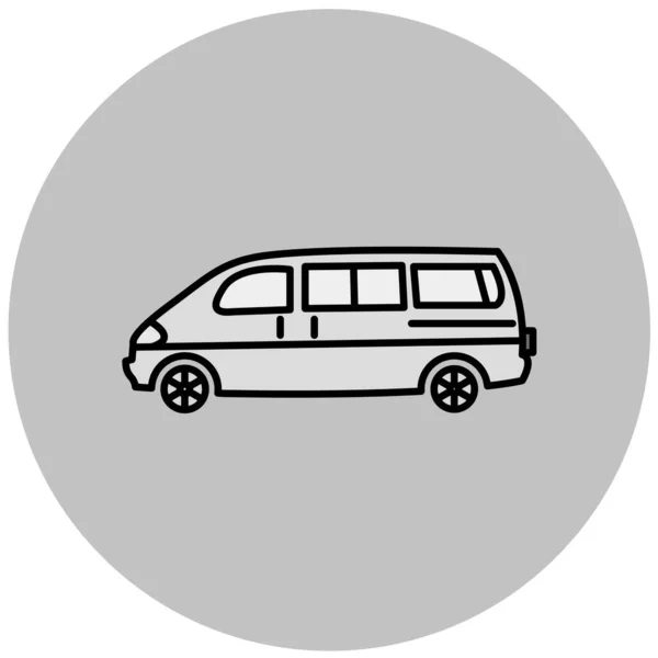 Icono Coche Vector Ilustración — Vector de stock