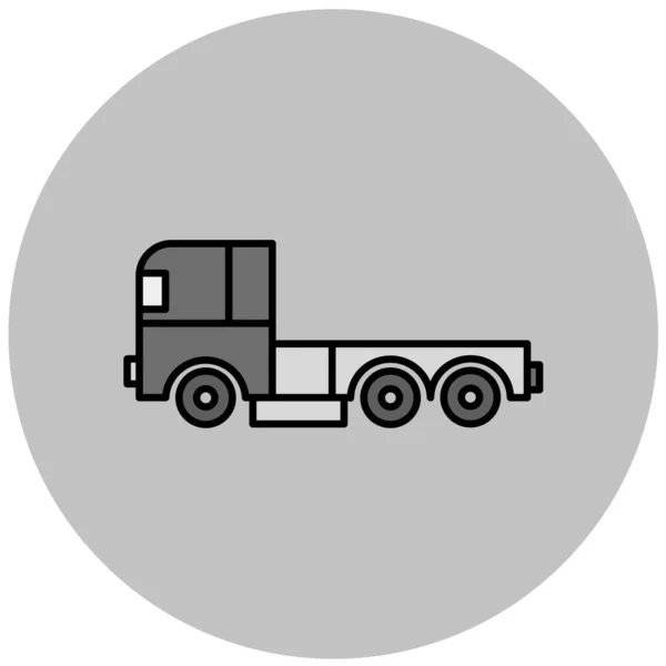 ภาพเวกเตอร ไอคอนรถบรรท — ภาพเวกเตอร์สต็อก