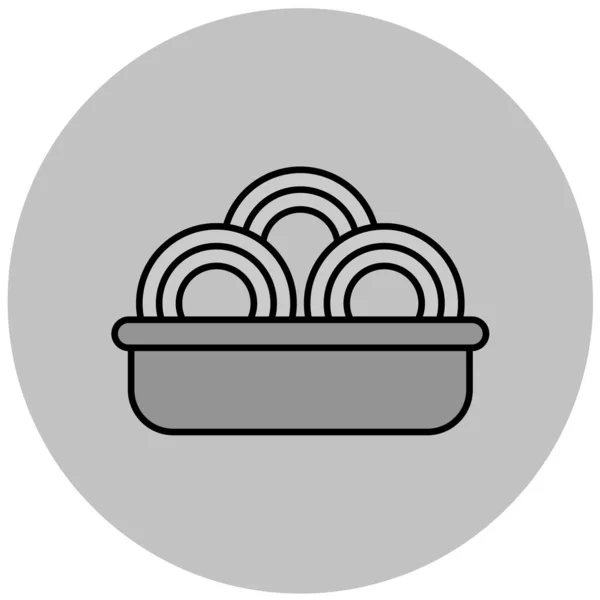 Ícone Alimentar Ilustração Vetorial — Vetor de Stock