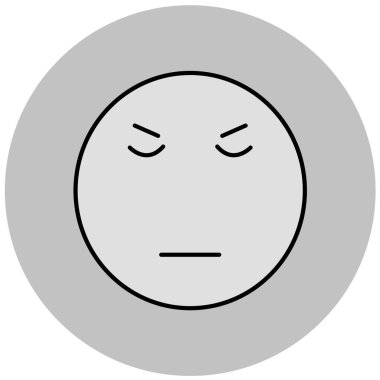 yüz simgesi, vektör illüstrasyonu