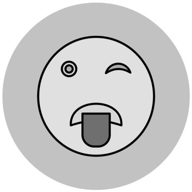 yüz simgesi, vektör illüstrasyonu