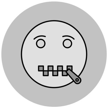 yüz simgesi, vektör illüstrasyonu