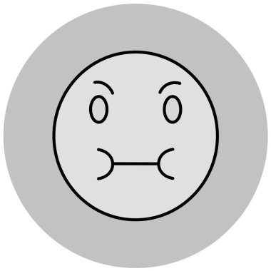 yüz simgesi, vektör illüstrasyonu