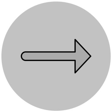 Eğilim biçimi izole edilmiş arkaplanda ok simgesi