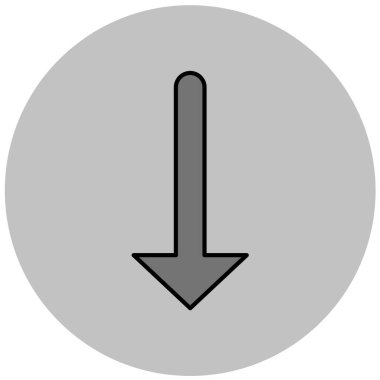 Ok. Web simgesi basit illüstrasyon