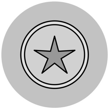 yıldız simgesi, vektör çizimi