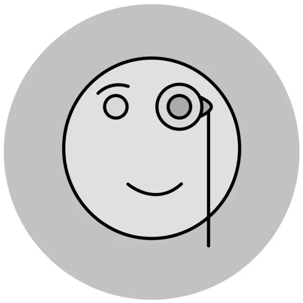 Vektor Illustration Ett Lyckligt Ansikte — Stock vektor