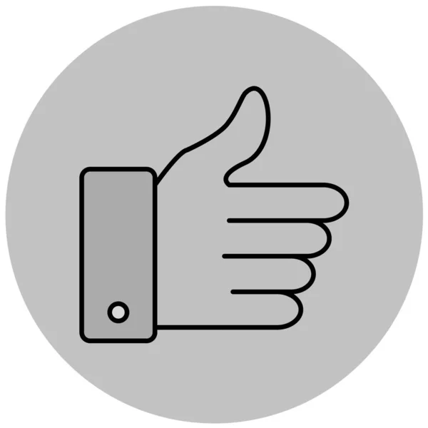 Thumb Web Icon — Stock Vector