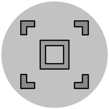 Modern simgenin vektör illüstrasyonu