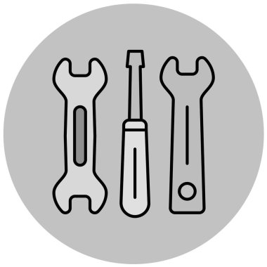 Araç simgesinin vektör illüstrasyonu