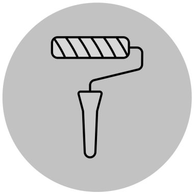 Boya silindiri. Basit resimleme