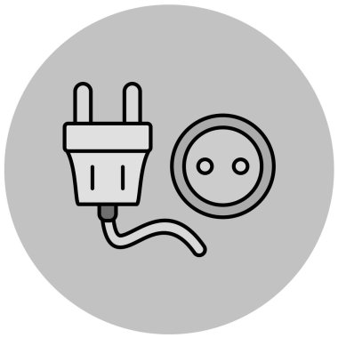 Fiş. Web simgesi basit illüstrasyon