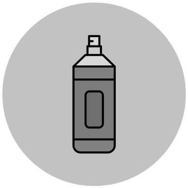 Modern b 'nin vektör illüstrasyonu şişe simgesinden yoksun