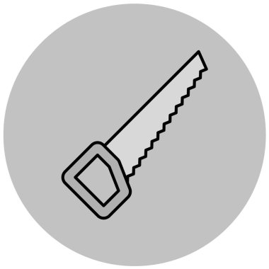 Gördüm. Web simgesi basit illüstrasyon