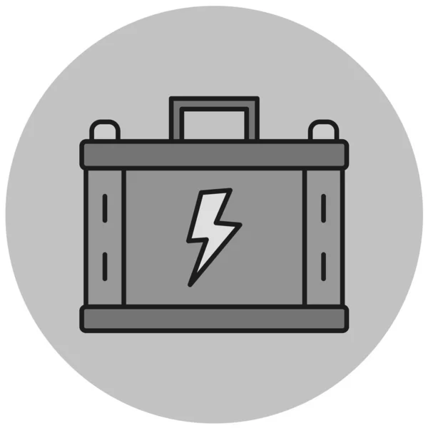 Car Battery Icon Simple Illustration Electricity Energy Vector Icons Web — Stockvector