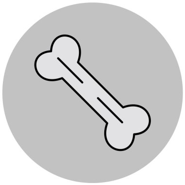 kemik vektör düz simge