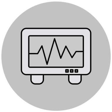Modern sağlık simgesinin vektör illüstrasyonu