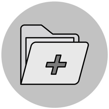 Dosya. Web simgesi basit illüstrasyon