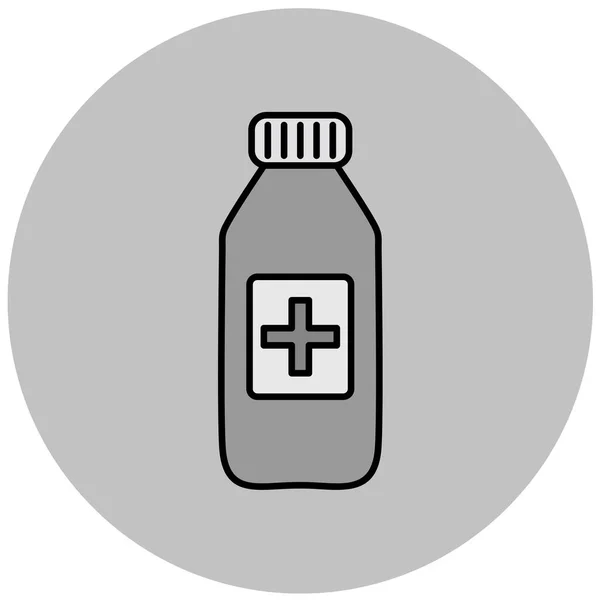 Medicine Bottle Icon Simple Illustration Drugs Vector Icons Web Design — ストックベクタ