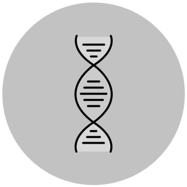 DNA simgesi vektör illüstrasyonu