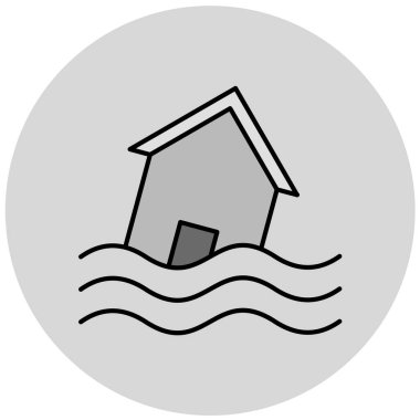 ev simgesi vektör illüstrasyonu