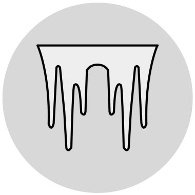 Tek bir simgenin vektör illüstrasyonu