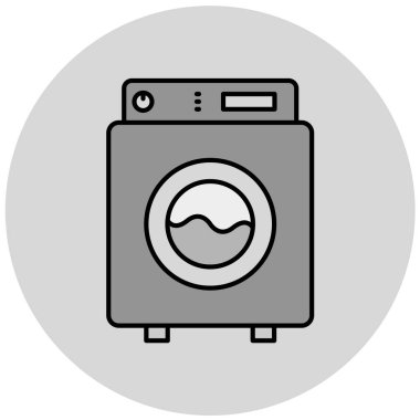 Çamaşır makinesi. Basit tasarım