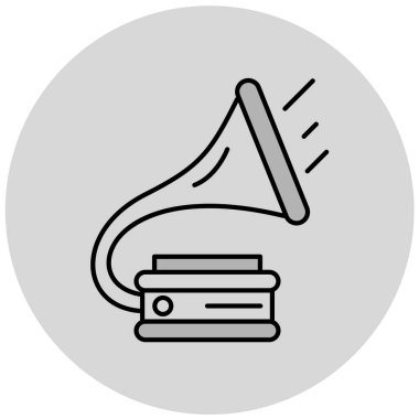 Modern simgenin vektör illüstrasyonu