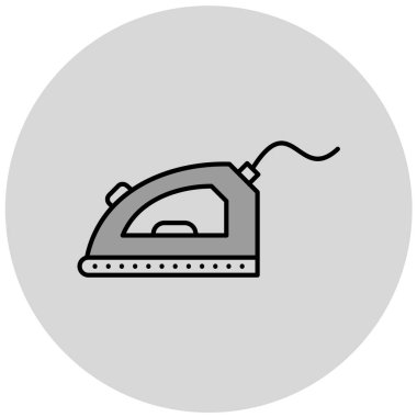 Ütü yapıyorum. Web simgesi basit tasarım