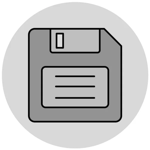 Diskettensymbol Vektorillustration — Stockvektor