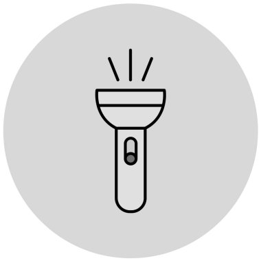 Modern b 'nin vektör illüstrasyonunda lamba simgesi yok