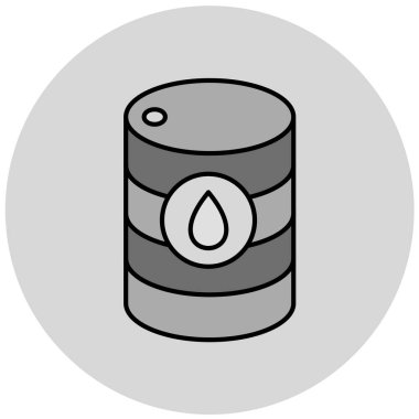 Fıçı. Web simgesi basit illüstrasyon