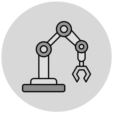 Robot modern simgenin vektör illüstrasyonu