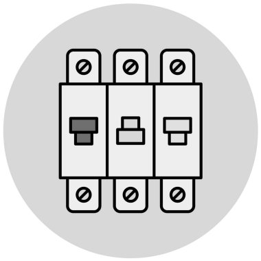 Modern b 'nin vektör illüstrasyonu çekmece simgesinden yoksun