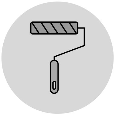 Boya silindiri. Basit resimleme