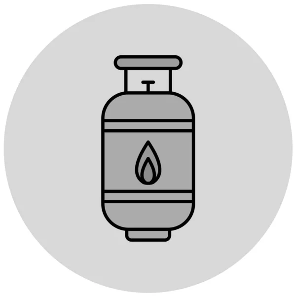 Vektor Illustration Gas Ikon — Stock vektor