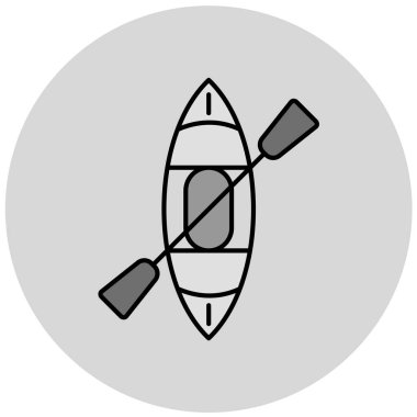 Sörf tahtası. Web simgesi basit illüstrasyon