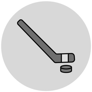 hokey ikonu vektör illüstrasyonu