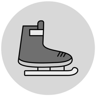 Buz pateni. Web simgesi