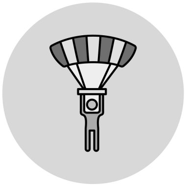 Tek bir simgenin vektör illüstrasyonu