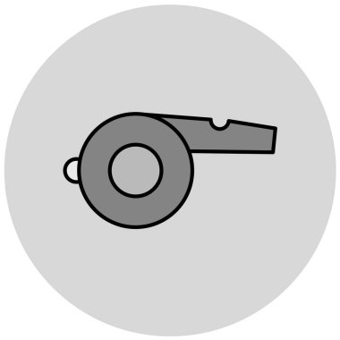 ıslık simgesi vektör illüstrasyonu