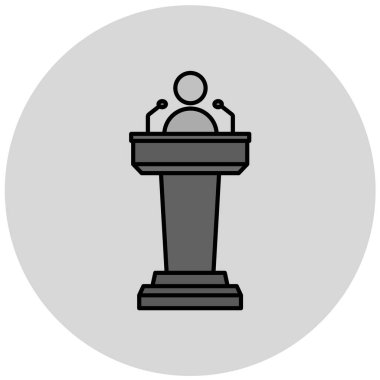 İş ve finans simgesinin vektör illüstrasyonu