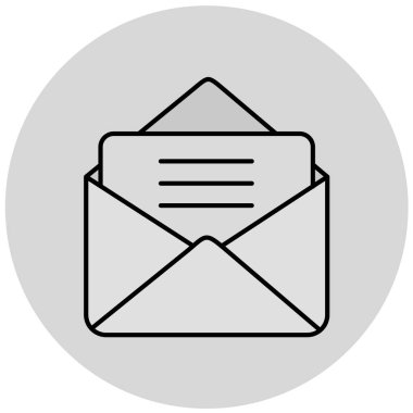 E- posta simgesi vektör illüstrasyonu