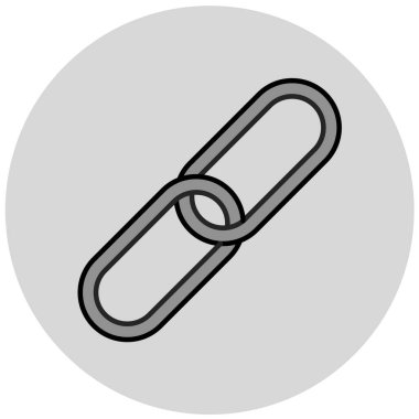 Simge Bağlantısı. Vektör İllüstrasyonu