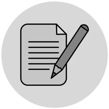 belge simgesi, vektör çizimi